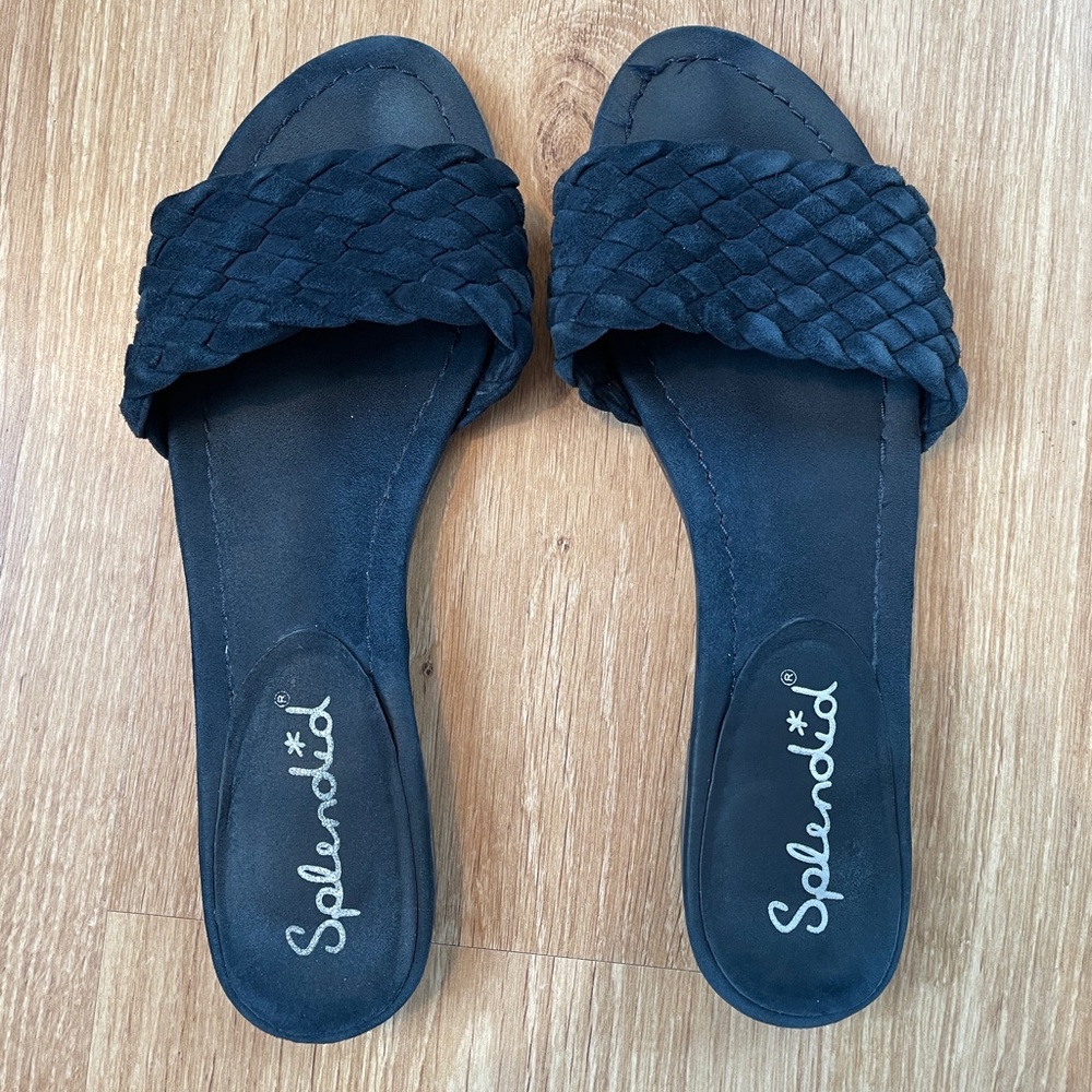 Women’s Splendid Navy Suede Sandals